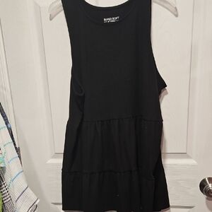 Torrid Black Tiered Tank Top